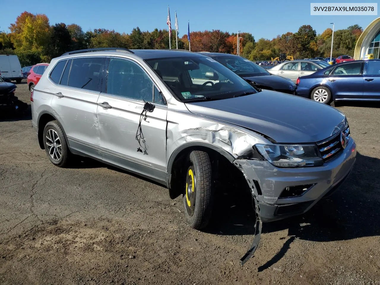 2020 Volkswagen Tiguan Se VIN: 3VV2B7AX9LM035078 Lot: 73576174