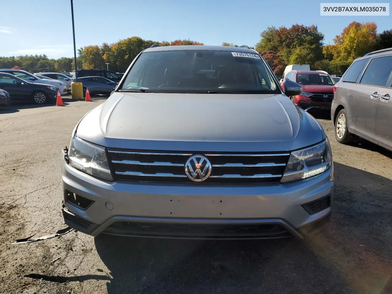 2020 Volkswagen Tiguan Se VIN: 3VV2B7AX9LM035078 Lot: 73576174