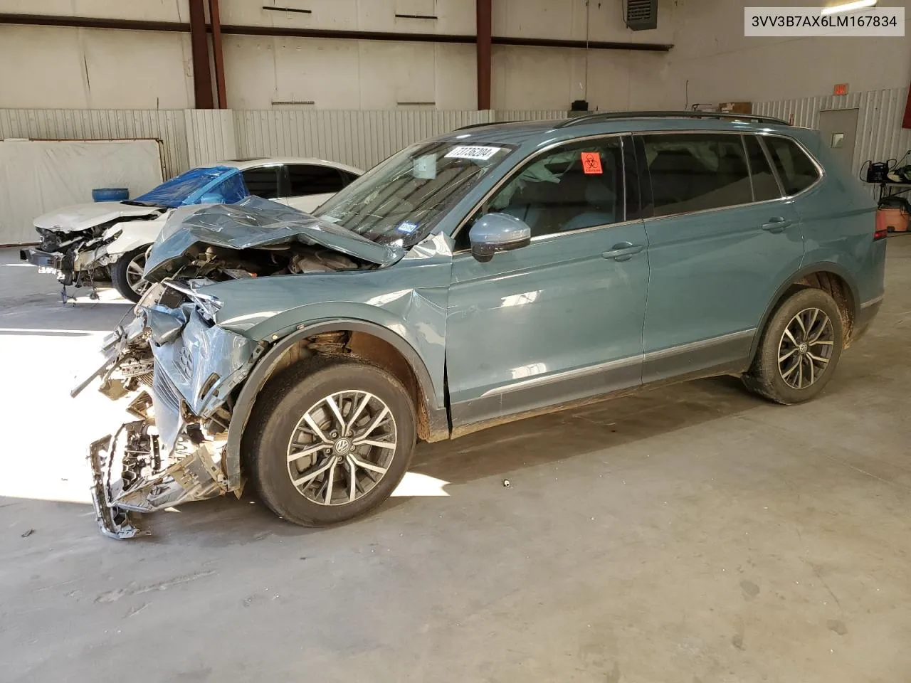 3VV3B7AX6LM167834 2020 Volkswagen Tiguan Se