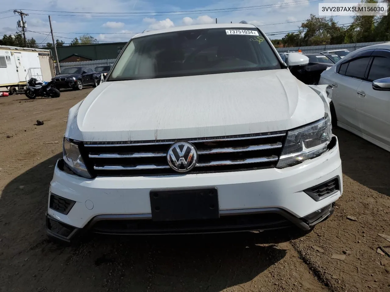 2020 Volkswagen Tiguan Se VIN: 3VV2B7AX5LM156030 Lot: 73751034