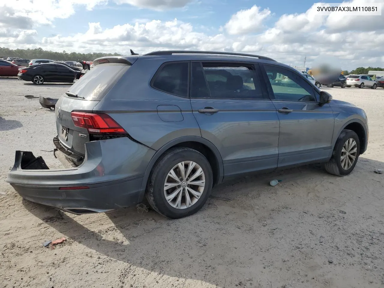 2020 Volkswagen Tiguan S VIN: 3VV0B7AX3LM110851 Lot: 73832814