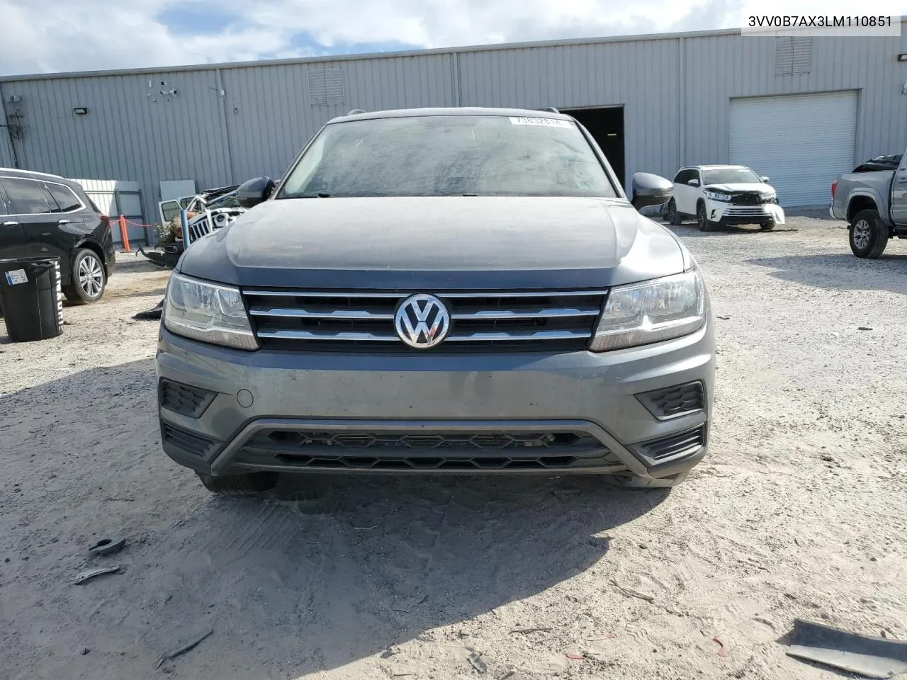 2020 Volkswagen Tiguan S VIN: 3VV0B7AX3LM110851 Lot: 73832814