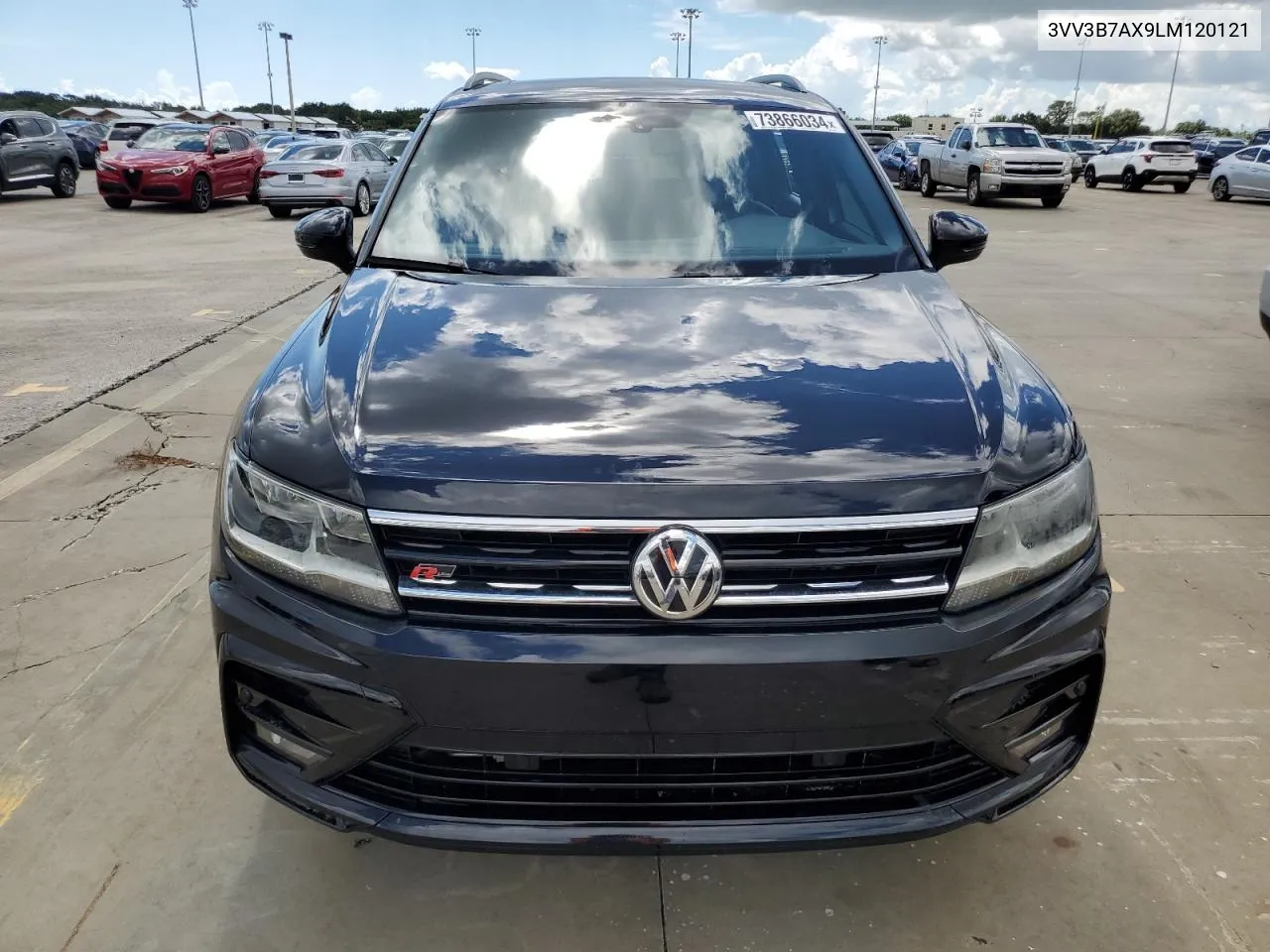 2020 Volkswagen Tiguan Se VIN: 3VV3B7AX9LM120121 Lot: 73866034