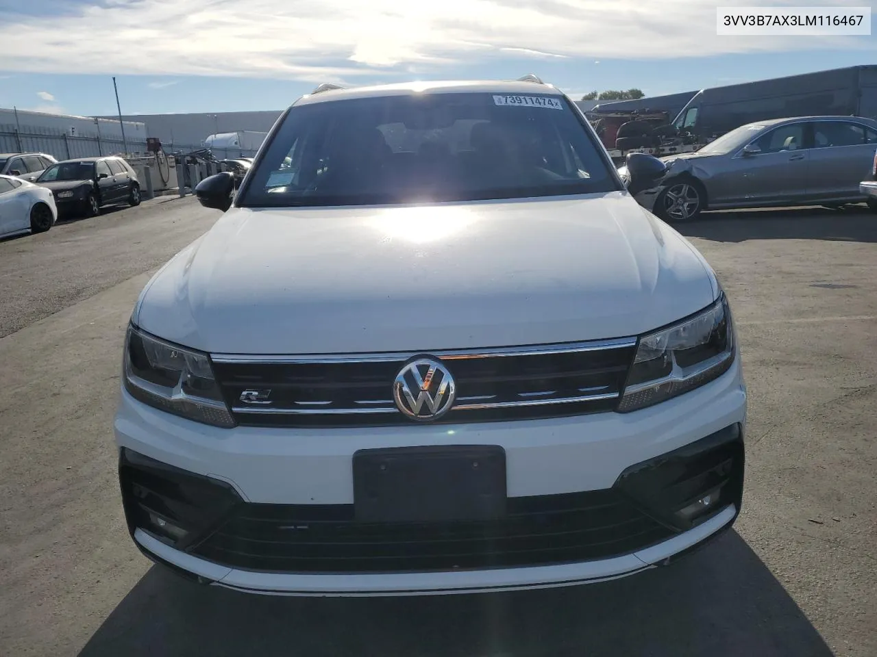 2020 Volkswagen Tiguan Se VIN: 3VV3B7AX3LM116467 Lot: 73911474