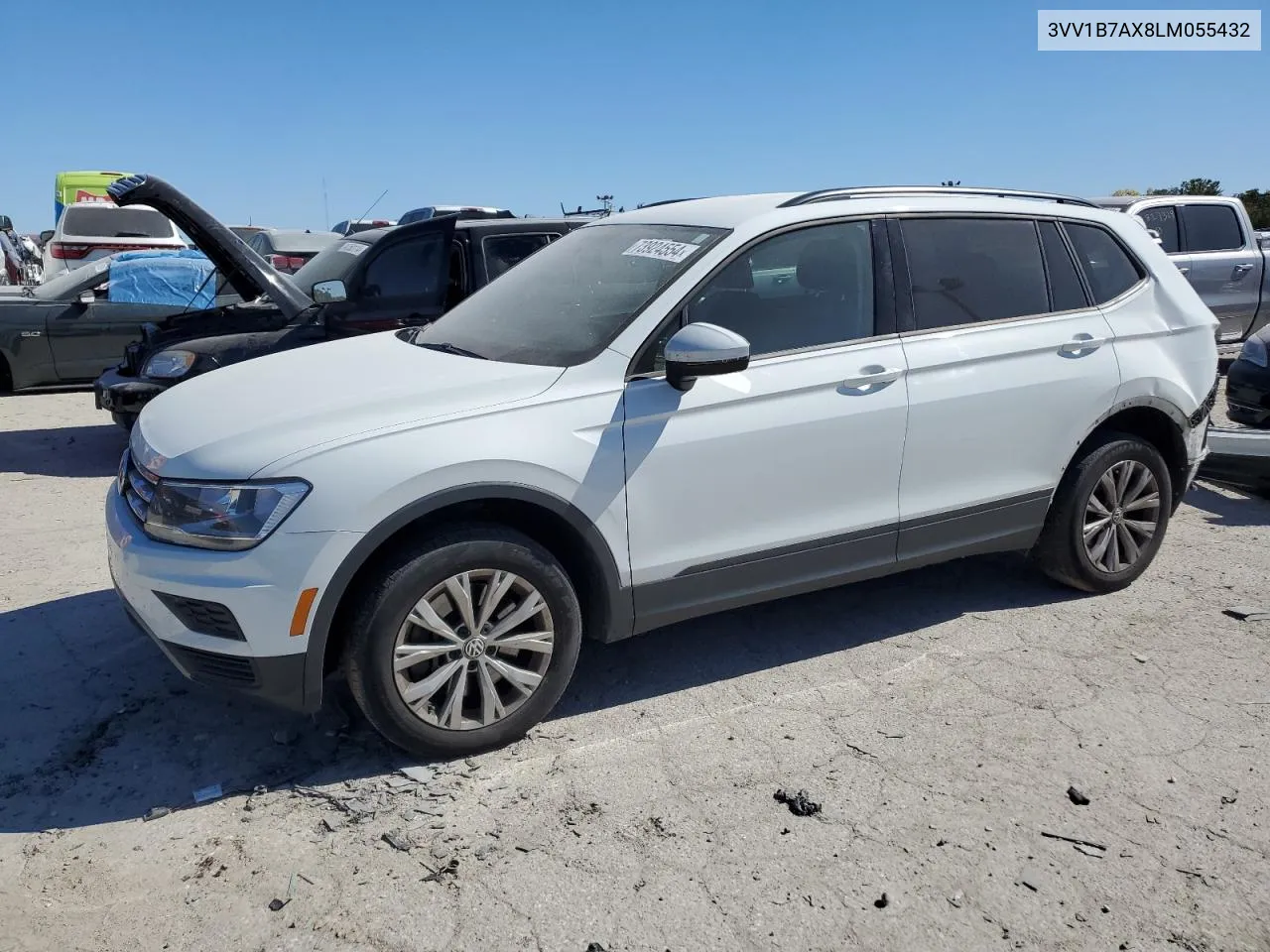 2020 Volkswagen Tiguan S VIN: 3VV1B7AX8LM055432 Lot: 73924554