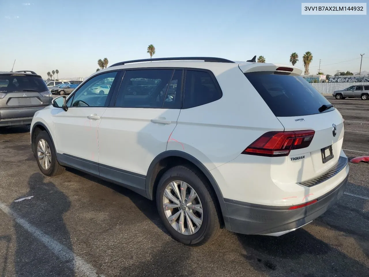 2020 Volkswagen Tiguan S VIN: 3VV1B7AX2LM144932 Lot: 74318124