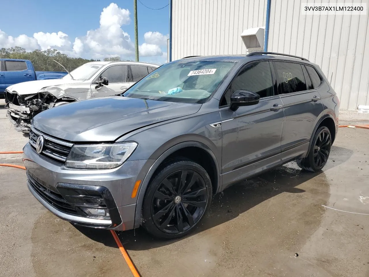 2020 Volkswagen Tiguan Se VIN: 3VV3B7AX1LM122400 Lot: 74384204