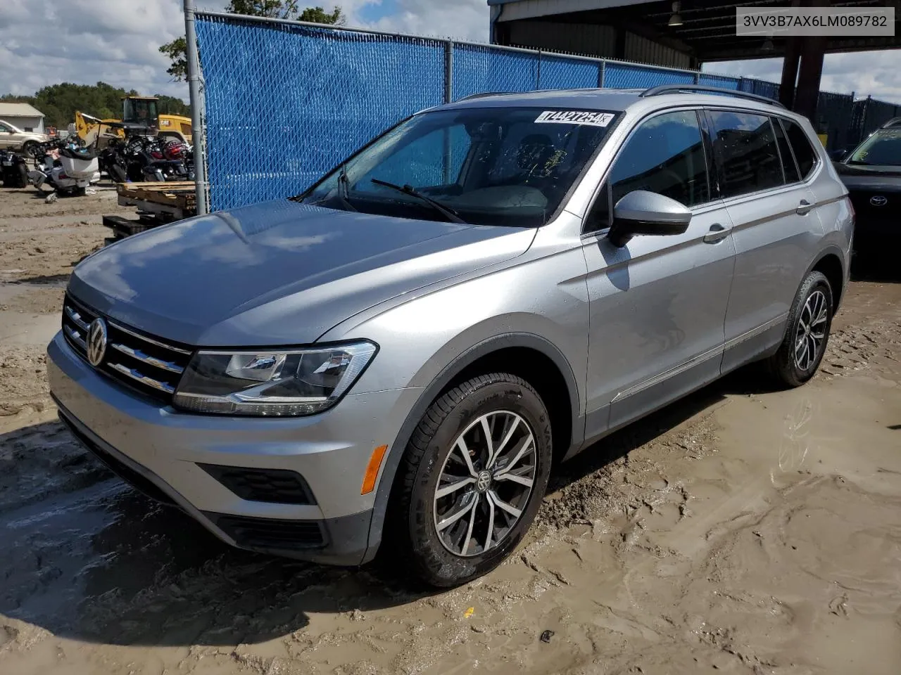 2020 Volkswagen Tiguan Se VIN: 3VV3B7AX6LM089782 Lot: 74427254