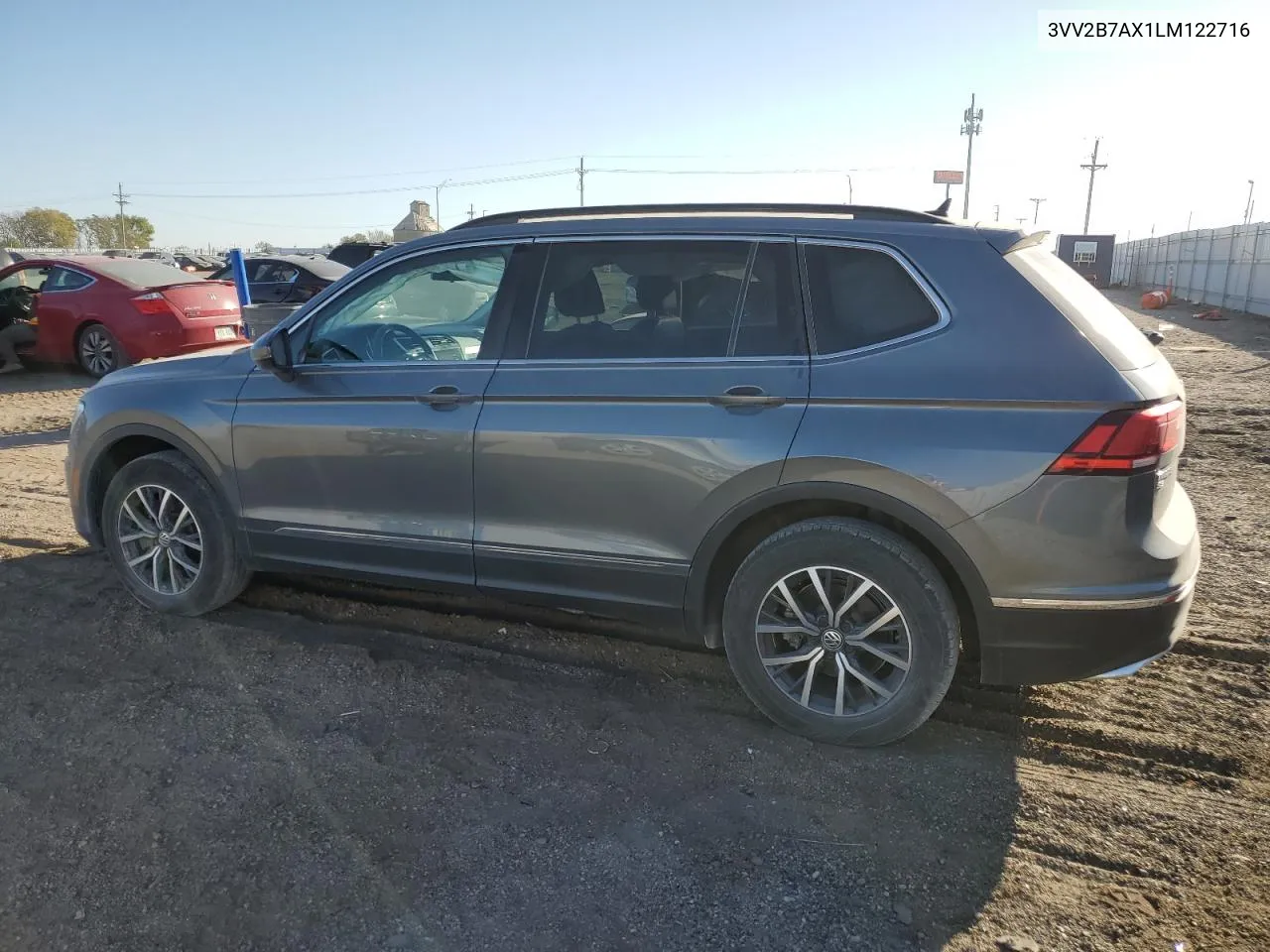 2020 Volkswagen Tiguan Se VIN: 3VV2B7AX1LM122716 Lot: 74521934