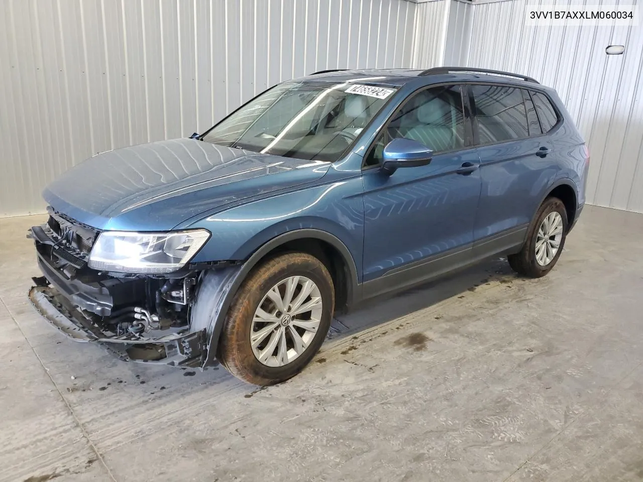 2020 Volkswagen Tiguan S VIN: 3VV1B7AXXLM060034 Lot: 74658224