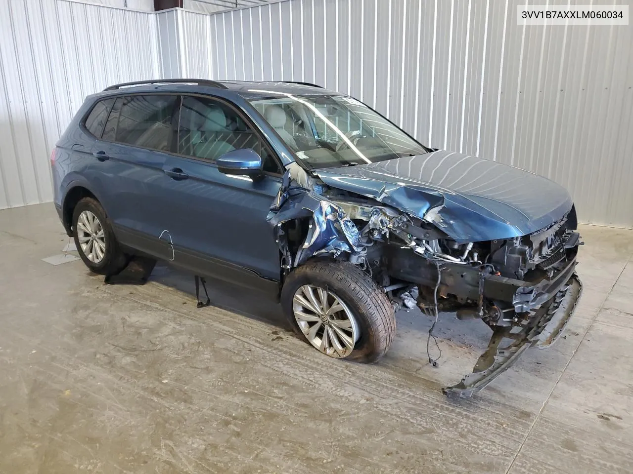 2020 Volkswagen Tiguan S VIN: 3VV1B7AXXLM060034 Lot: 74658224