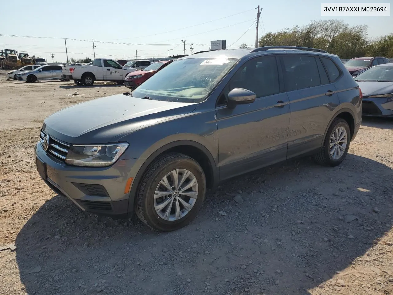 2020 Volkswagen Tiguan S VIN: 3VV1B7AXXLM023694 Lot: 74805814