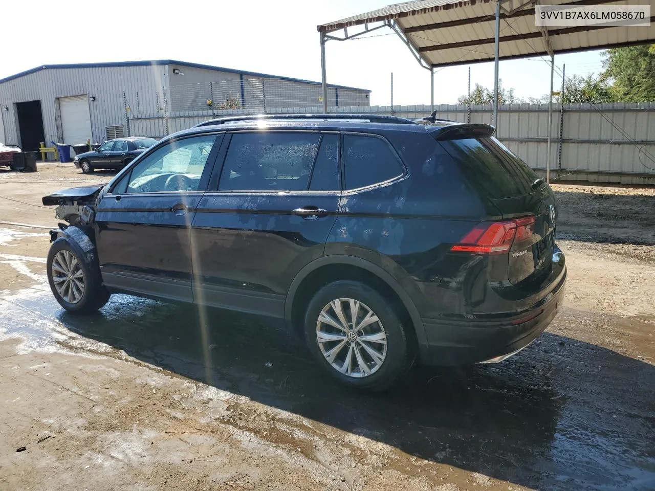 2020 Volkswagen Tiguan S VIN: 3VV1B7AX6LM058670 Lot: 75023894