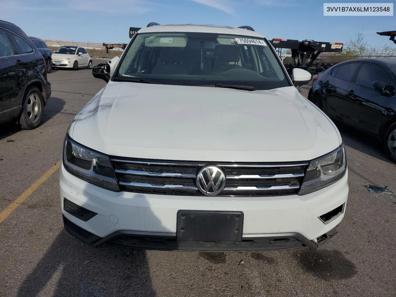 2020 Volkswagen Tiguan S VIN: 3VV1B7AX6LM123548 Lot: 75094614