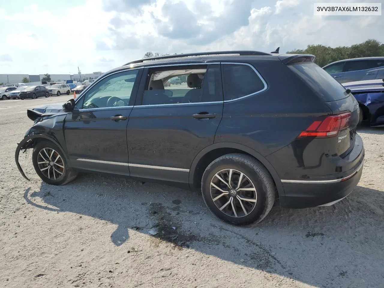 2020 Volkswagen Tiguan Se VIN: 3VV3B7AX6LM132632 Lot: 75403724