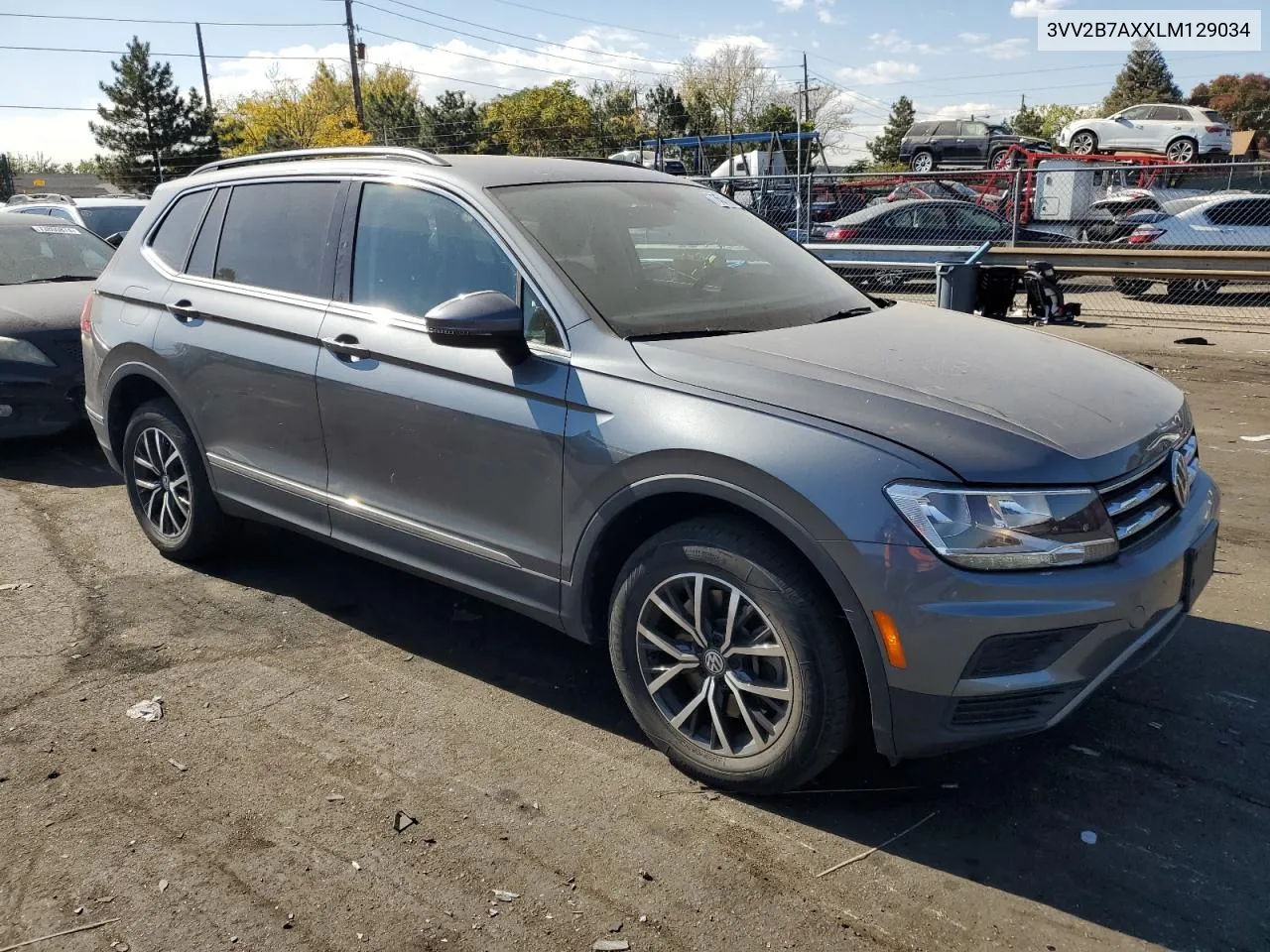 2020 Volkswagen Tiguan Se VIN: 3VV2B7AXXLM129034 Lot: 75530684