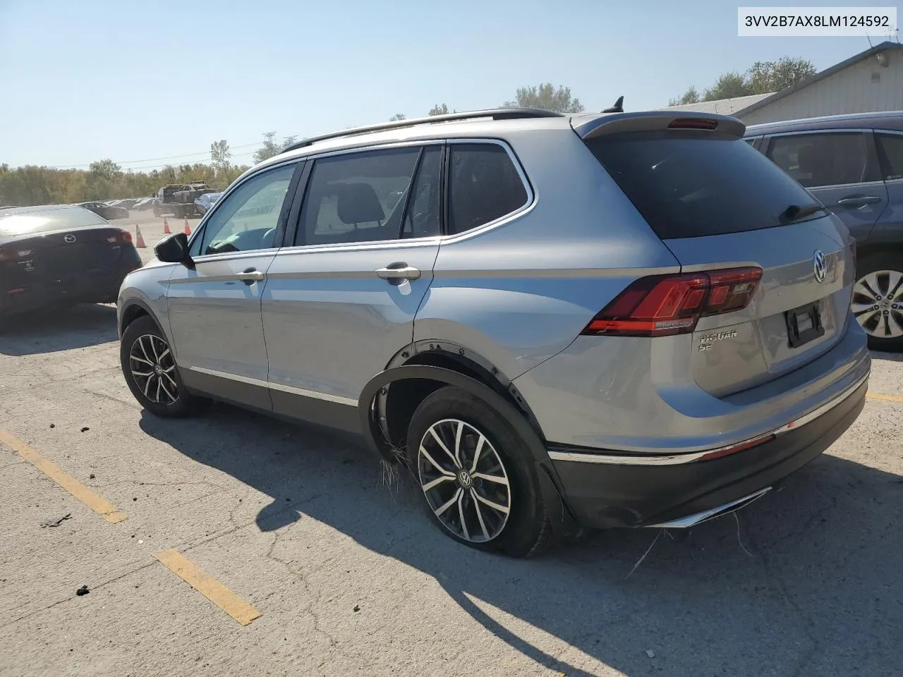 2020 Volkswagen Tiguan Se VIN: 3VV2B7AX8LM124592 Lot: 75557934