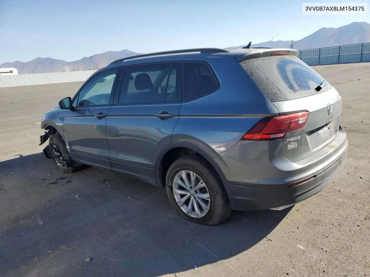 2020 Volkswagen Tiguan S VIN: 3VV0B7AX8LM154375 Lot: 75802864