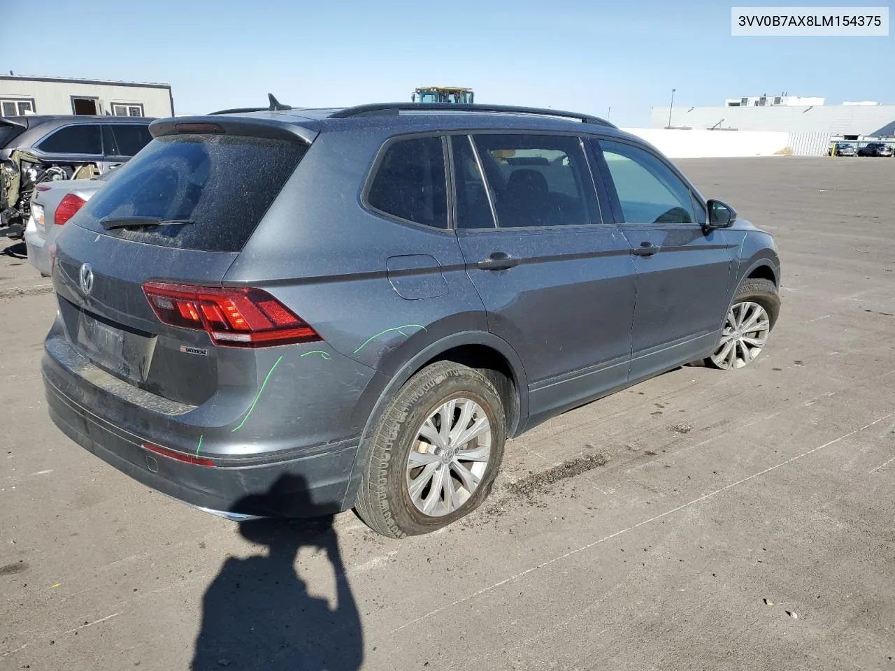 2020 Volkswagen Tiguan S VIN: 3VV0B7AX8LM154375 Lot: 75802864