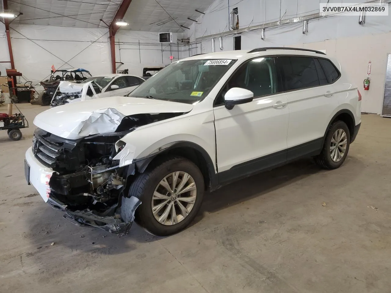 2020 Volkswagen Tiguan S VIN: 3VV0B7AX4LM032869 Lot: 75886854