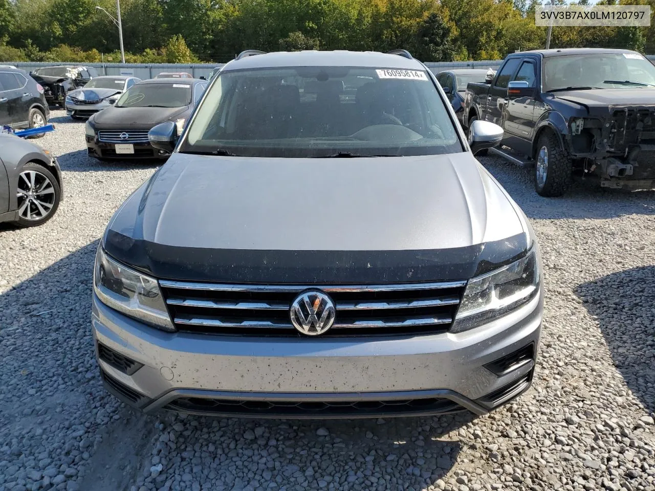 2020 Volkswagen Tiguan Se VIN: 3VV3B7AX0LM120797 Lot: 76095814