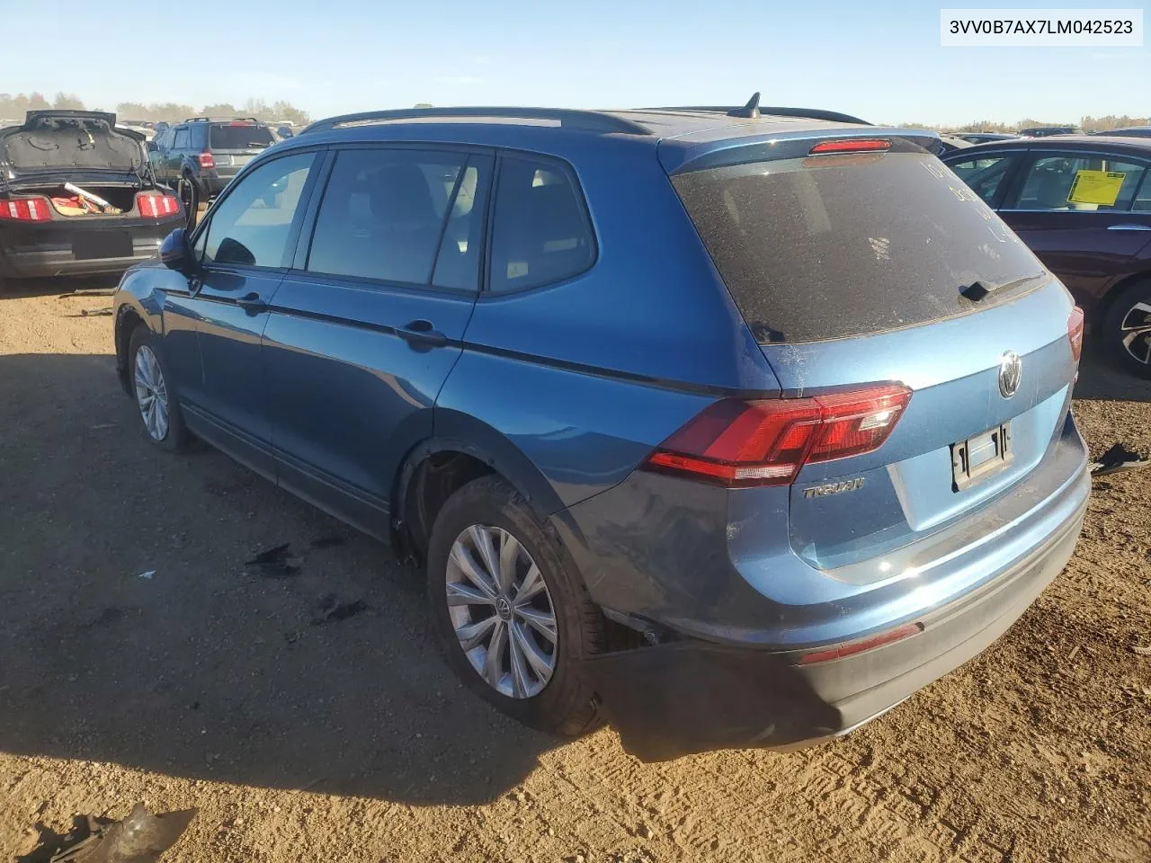 2020 Volkswagen Tiguan S VIN: 3VV0B7AX7LM042523 Lot: 76293064