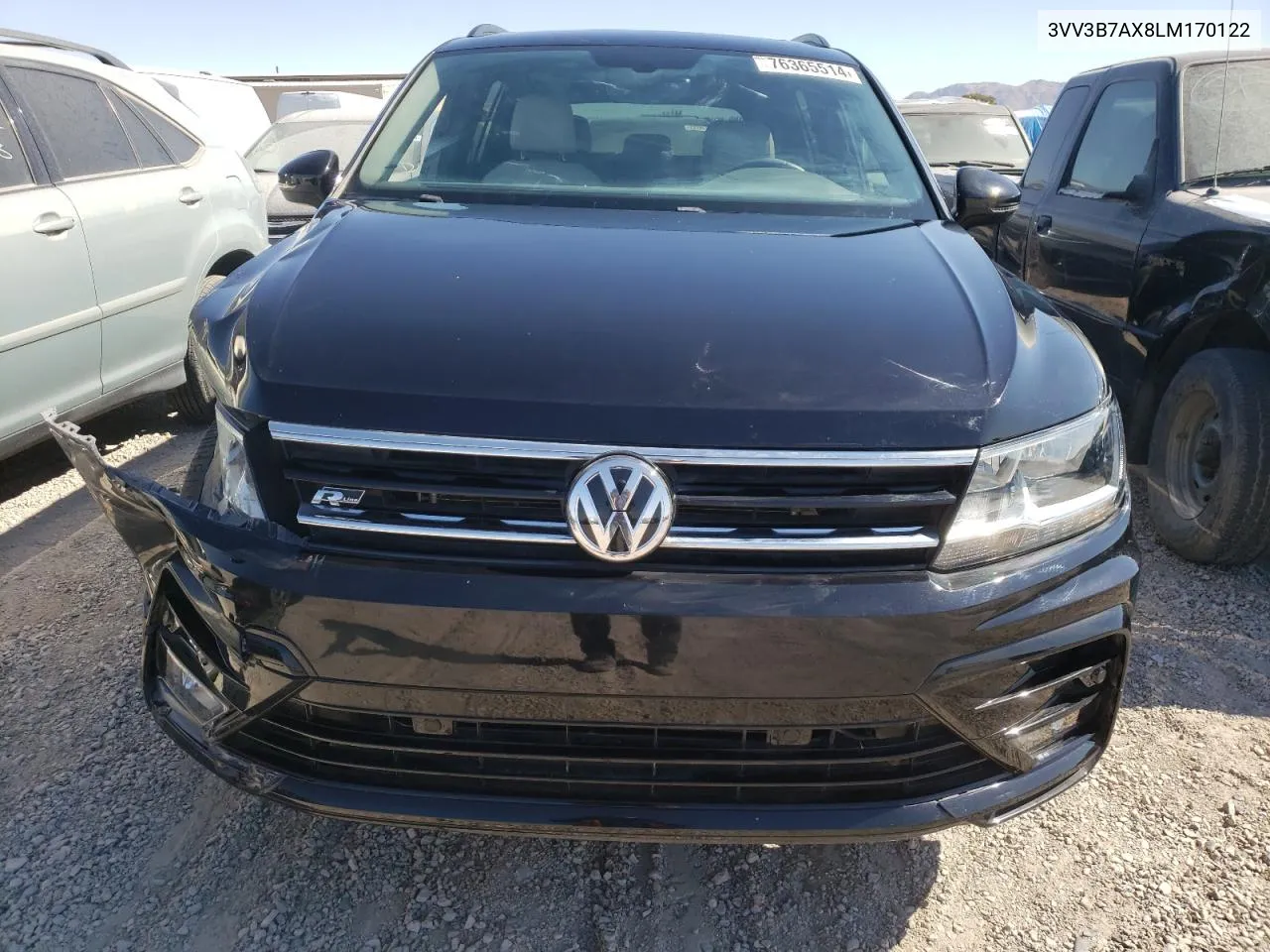 2020 Volkswagen Tiguan Se VIN: 3VV3B7AX8LM170122 Lot: 76365514