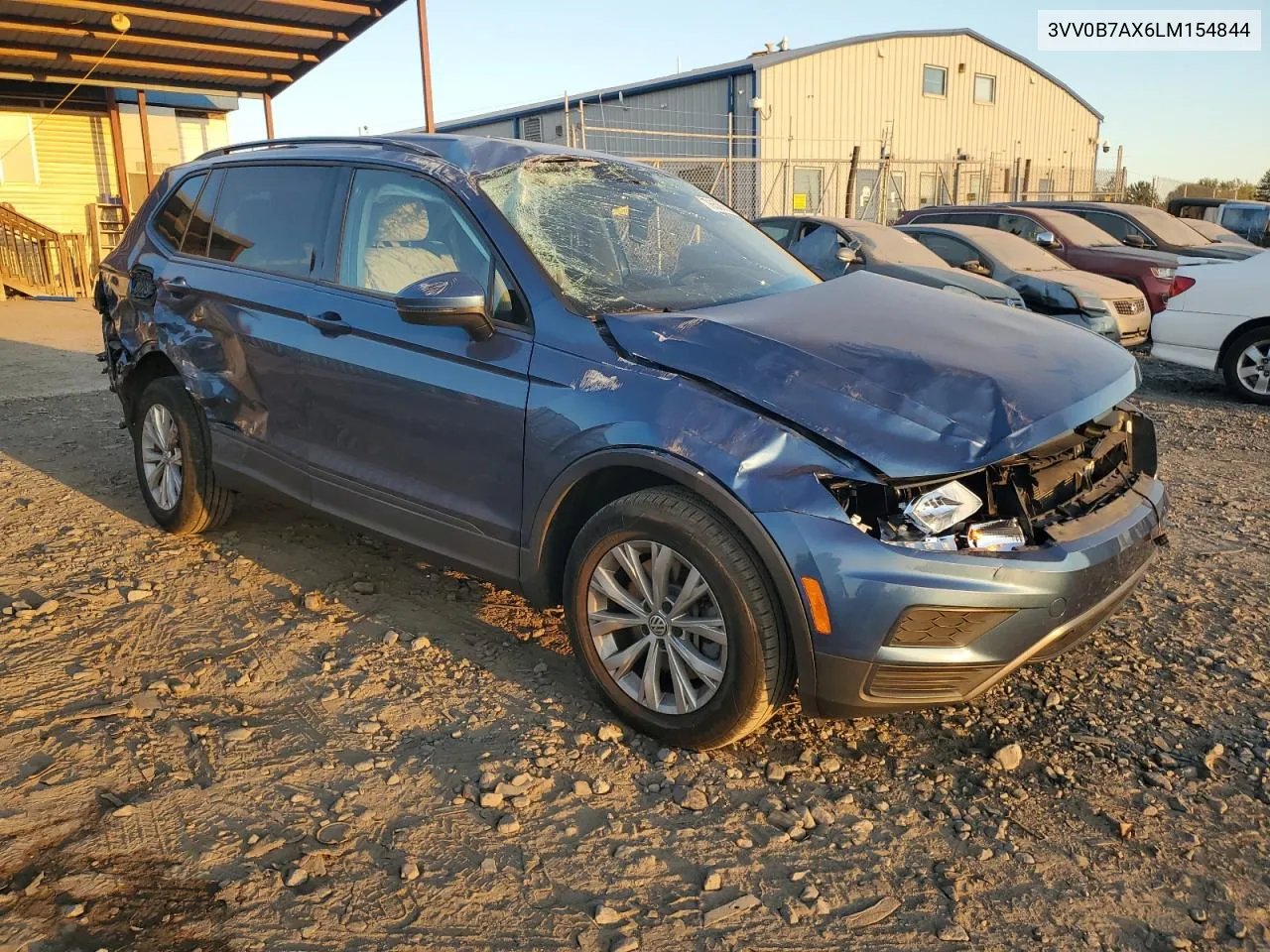 2020 Volkswagen Tiguan S VIN: 3VV0B7AX6LM154844 Lot: 76588504