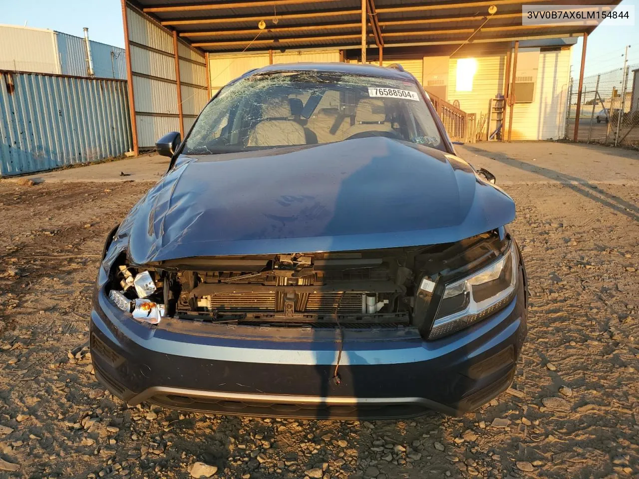 2020 Volkswagen Tiguan S VIN: 3VV0B7AX6LM154844 Lot: 76588504