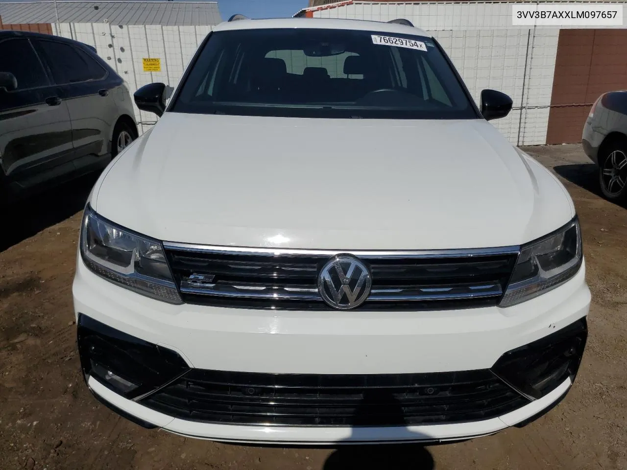 2020 Volkswagen Tiguan Se VIN: 3VV3B7AXXLM097657 Lot: 76629754