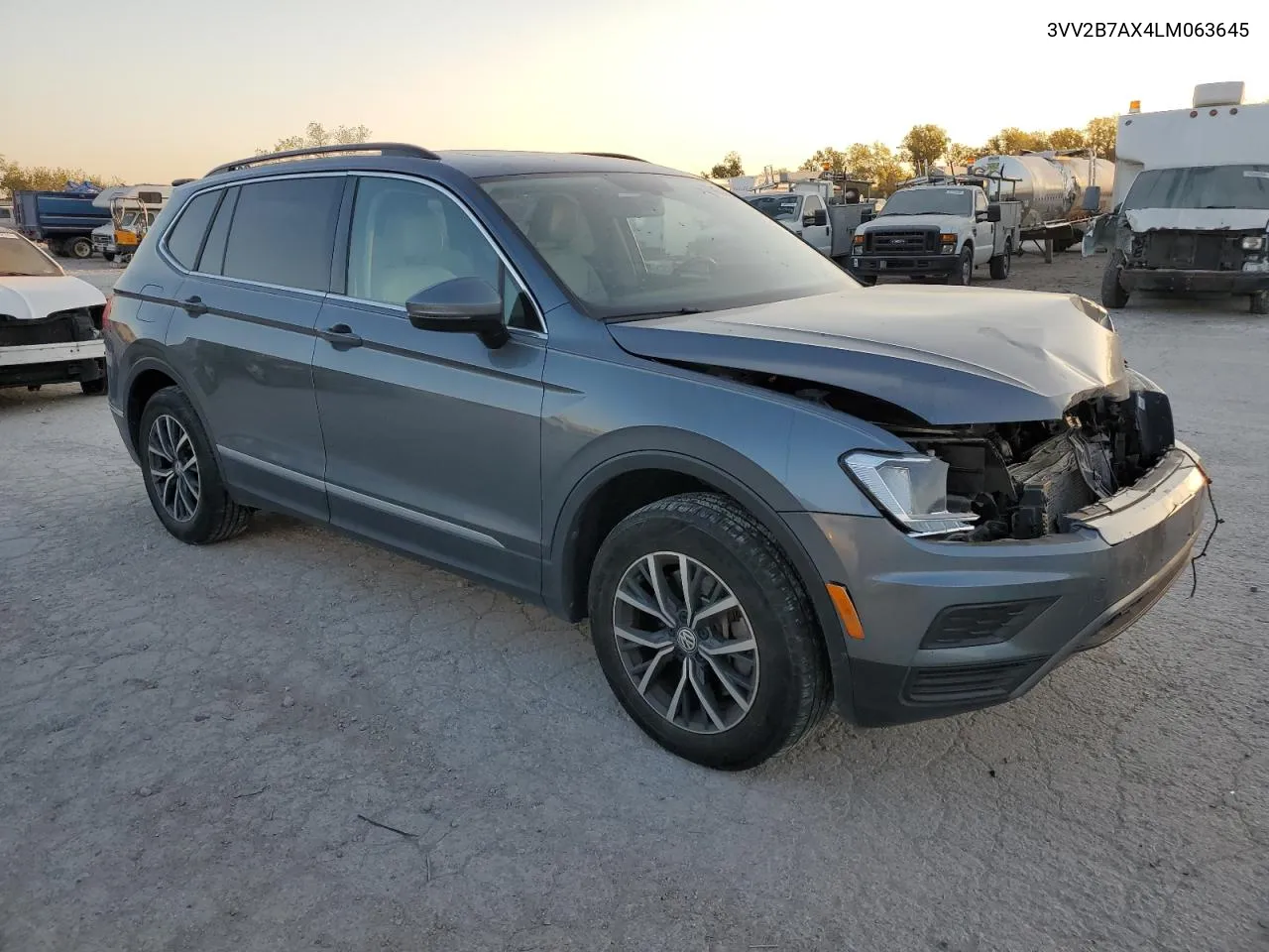 2020 Volkswagen Tiguan Se VIN: 3VV2B7AX4LM063645 Lot: 76749454