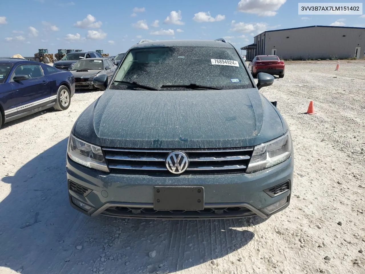 2020 Volkswagen Tiguan Se VIN: 3VV3B7AX7LM151402 Lot: 76894924