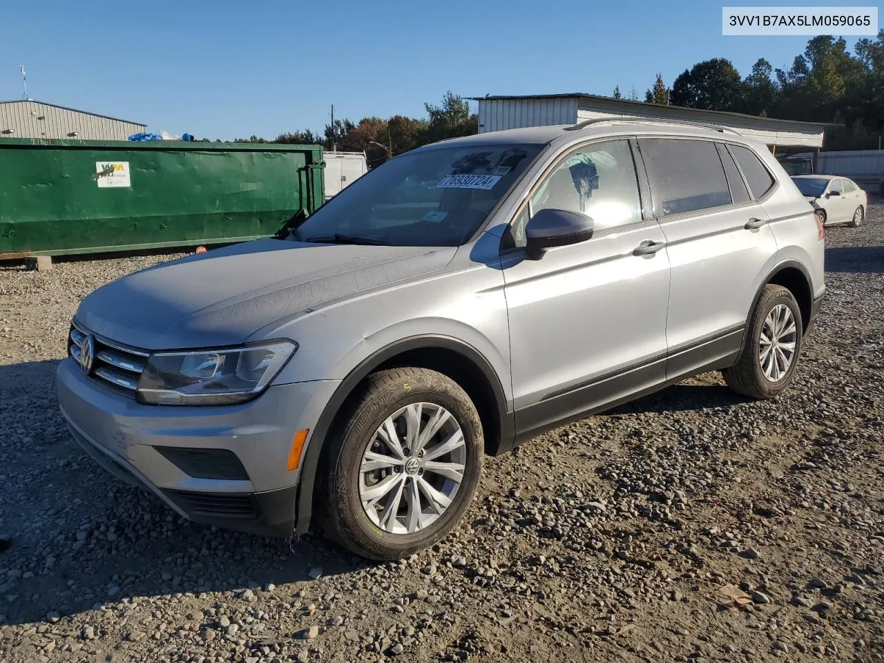 2020 Volkswagen Tiguan S VIN: 3VV1B7AX5LM059065 Lot: 76930724