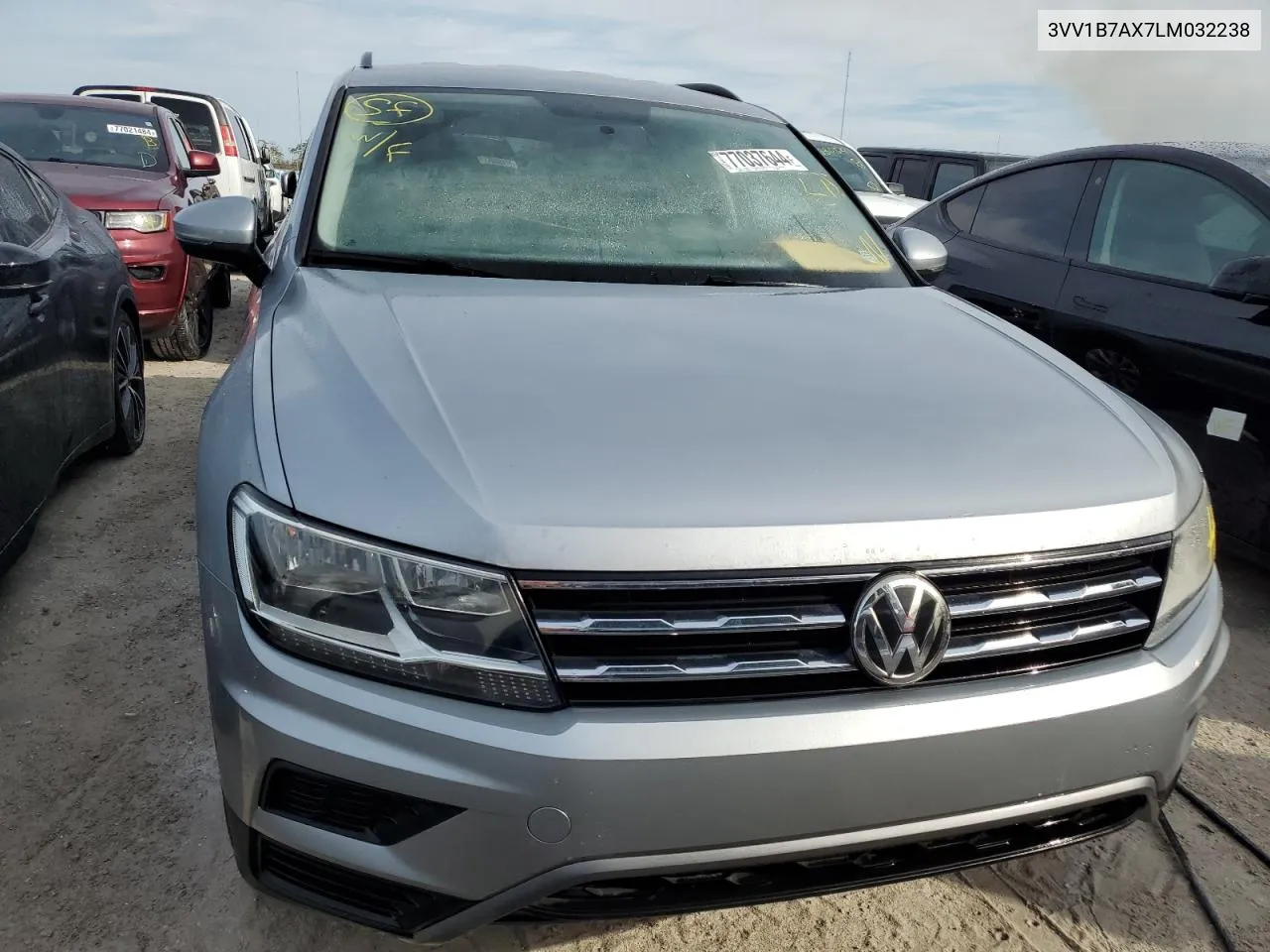 2020 Volkswagen Tiguan S VIN: 3VV1B7AX7LM032238 Lot: 77037644