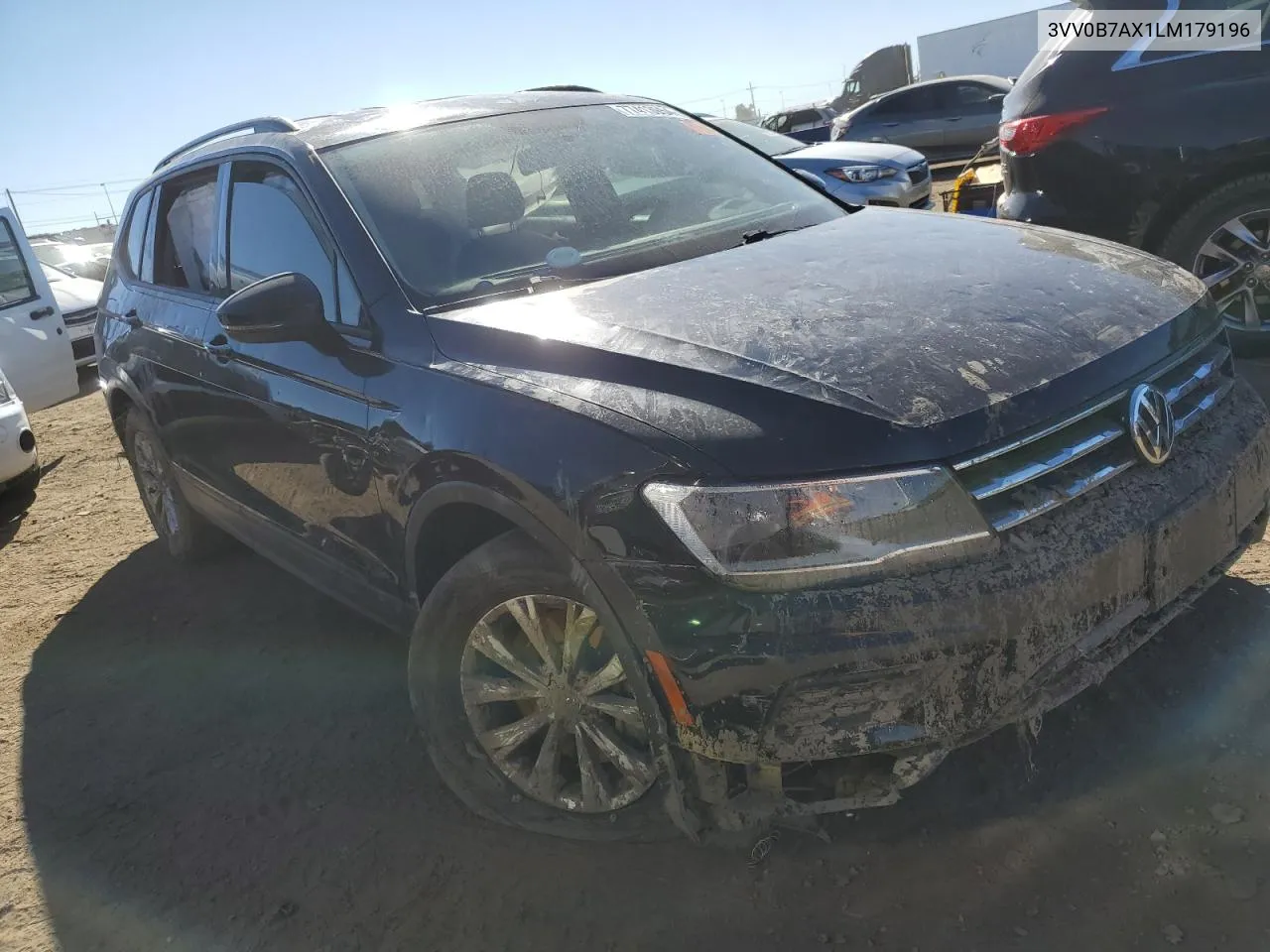 2020 Volkswagen Tiguan S VIN: 3VV0B7AX1LM179196 Lot: 77413954