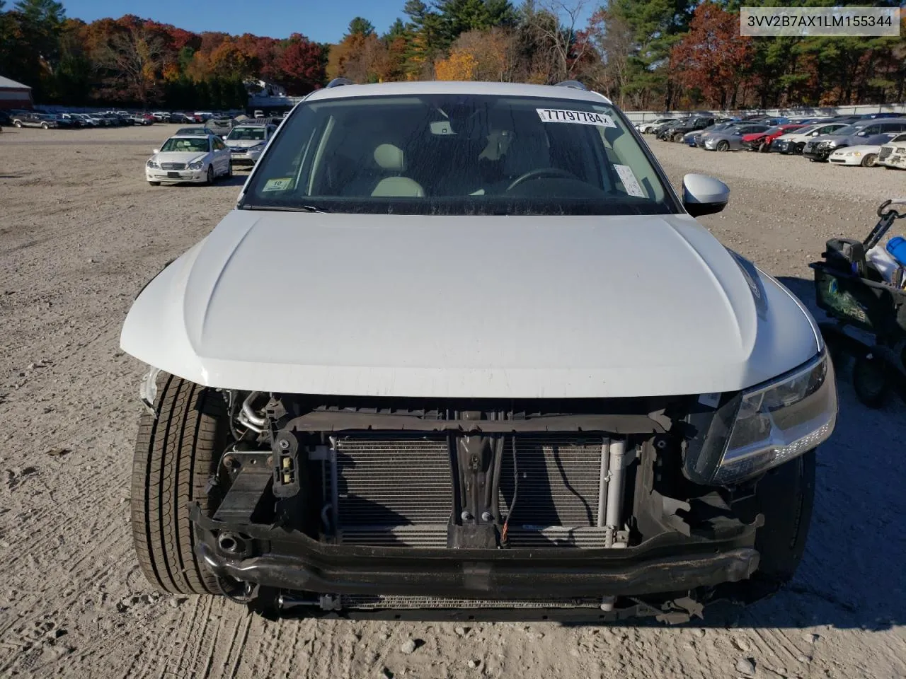 2020 Volkswagen Tiguan Se VIN: 3VV2B7AX1LM155344 Lot: 77797784