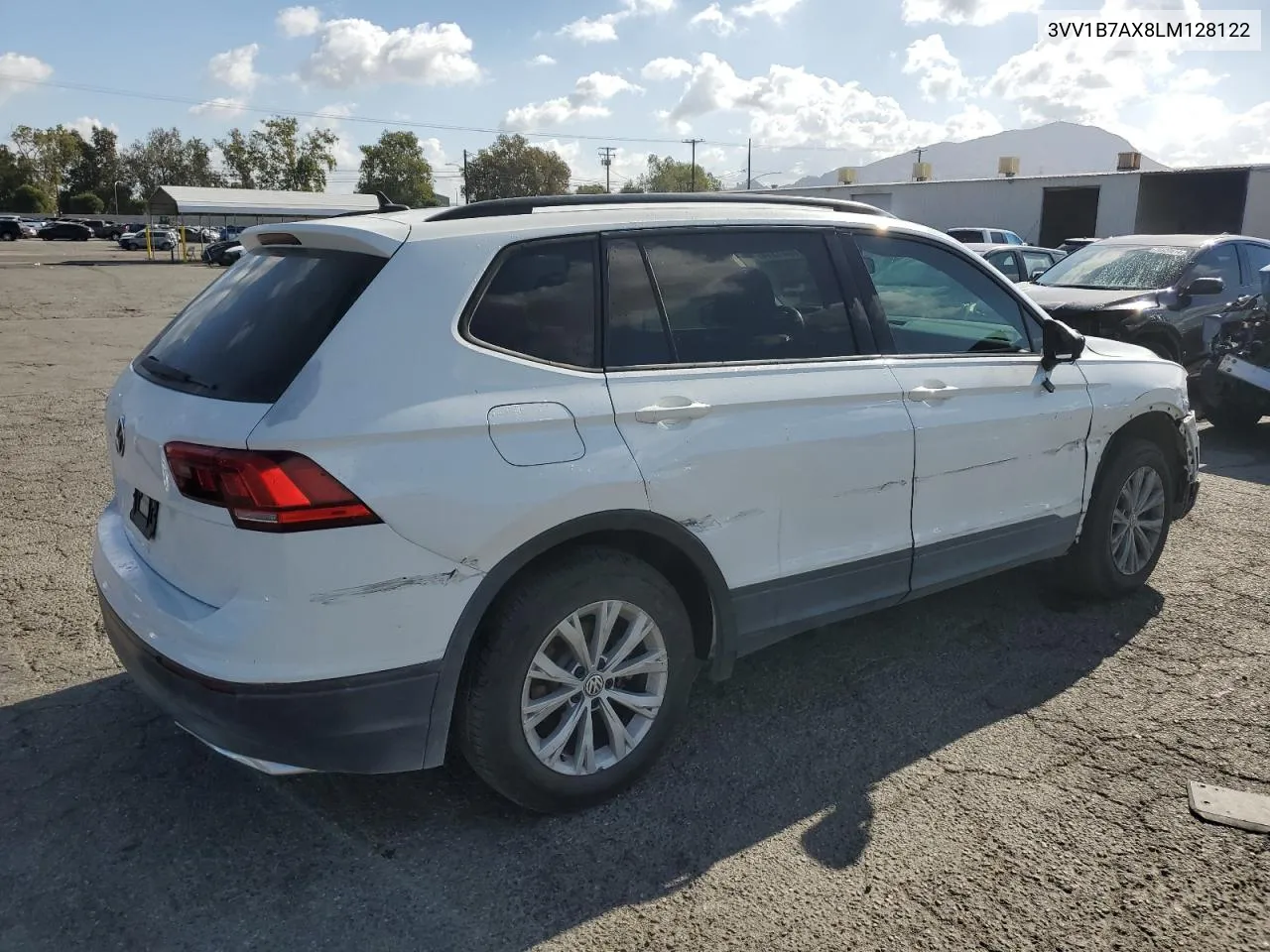 2020 Volkswagen Tiguan S VIN: 3VV1B7AX8LM128122 Lot: 77841314