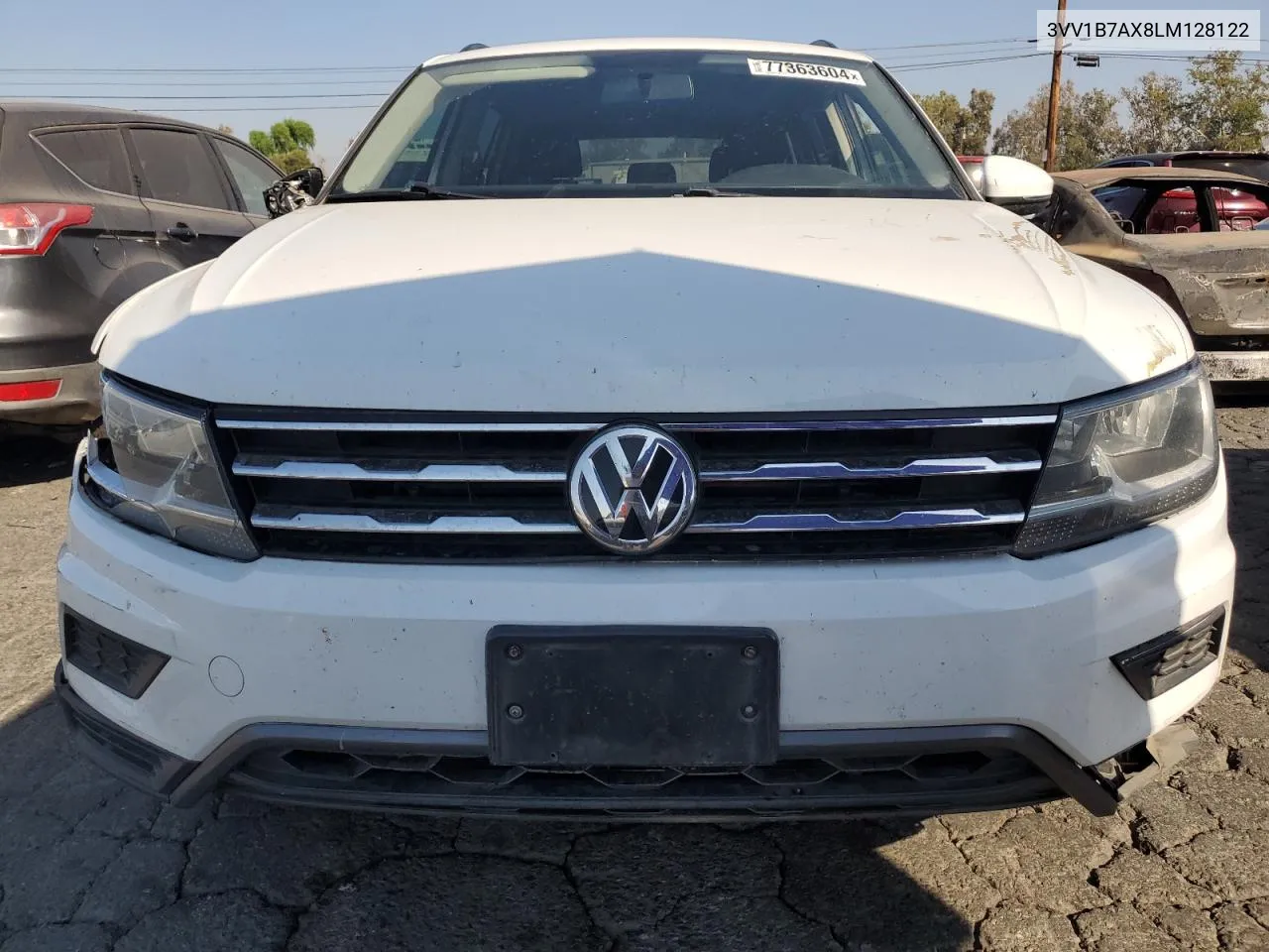 2020 Volkswagen Tiguan S VIN: 3VV1B7AX8LM128122 Lot: 77841314