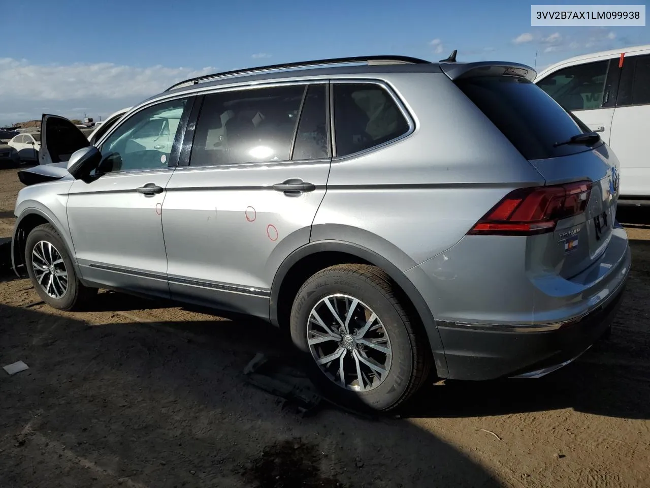 2020 Volkswagen Tiguan Se VIN: 3VV2B7AX1LM099938 Lot: 78012854