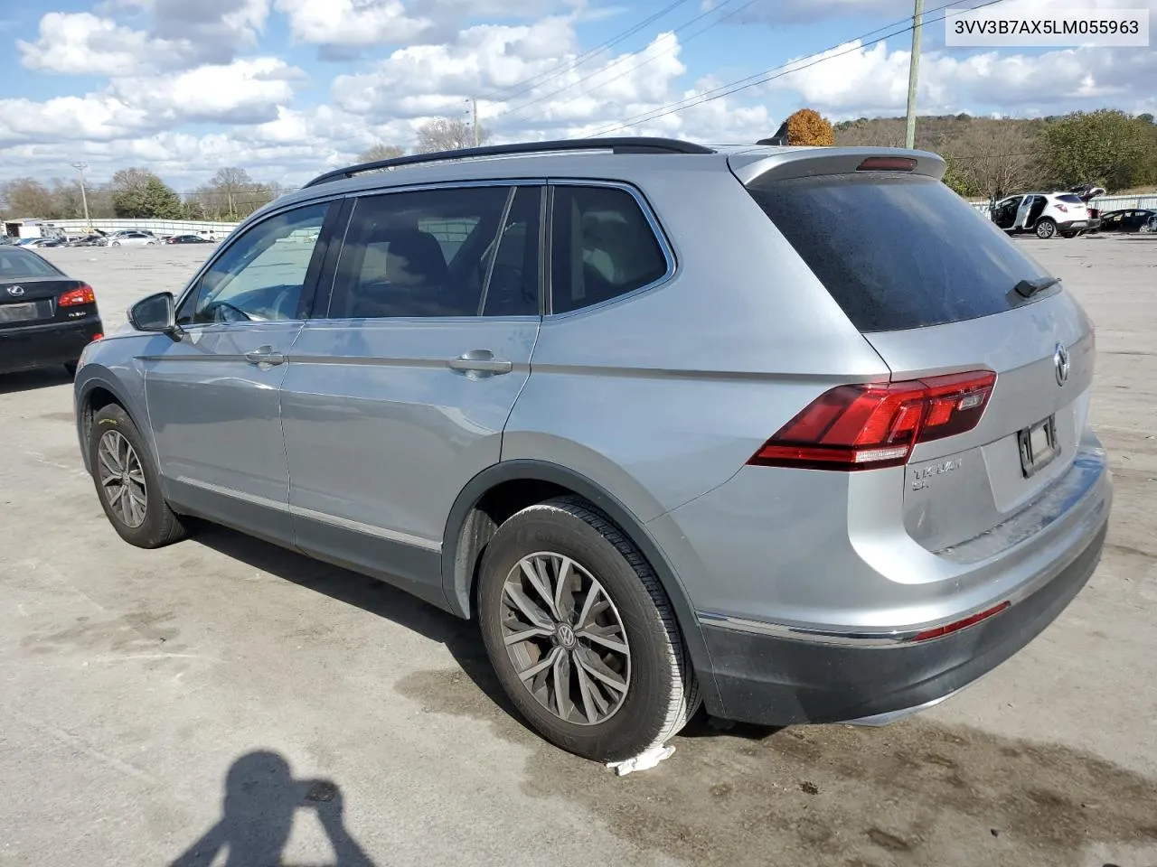 2020 Volkswagen Tiguan Se VIN: 3VV3B7AX5LM055963 Lot: 78470494