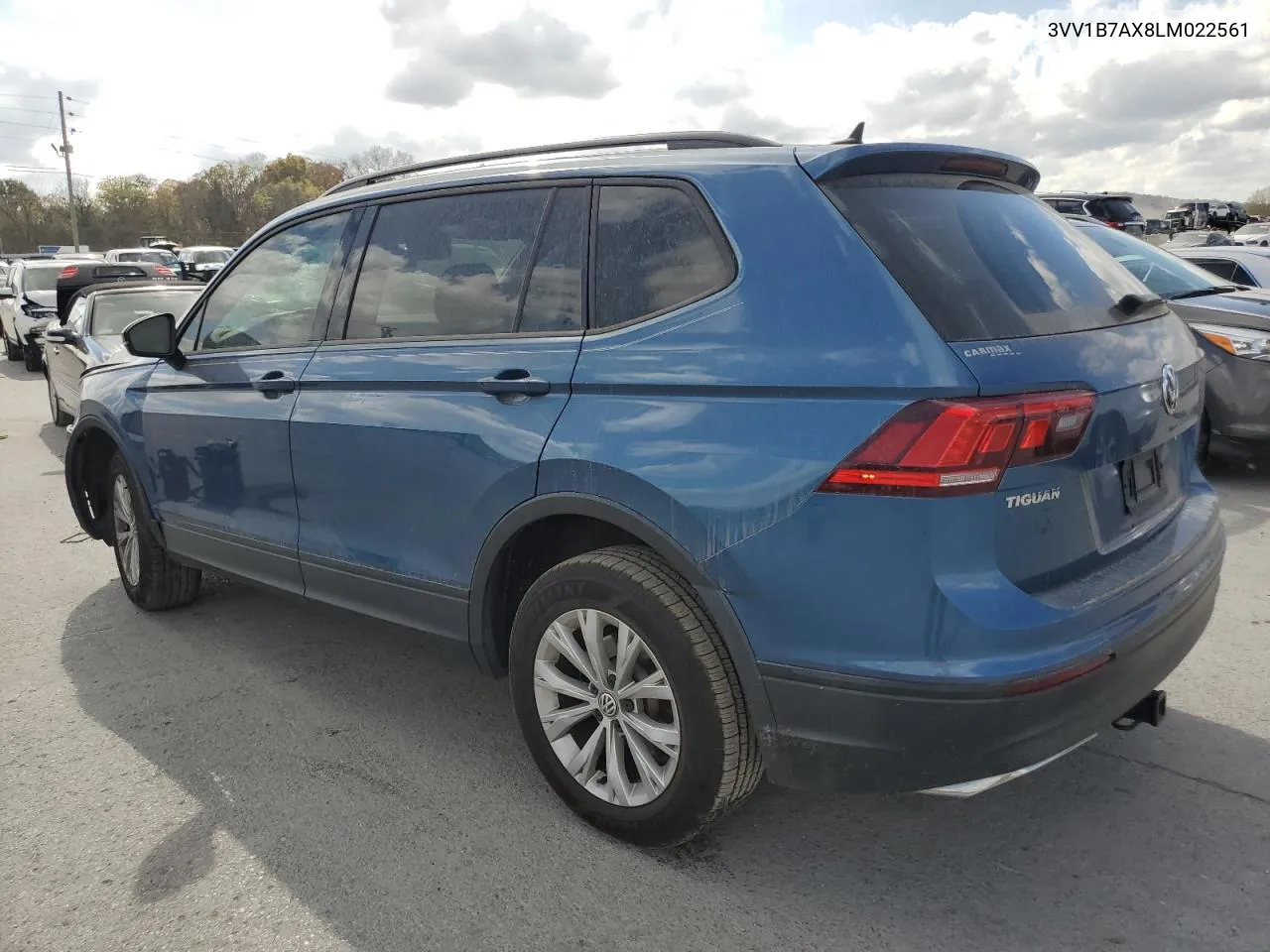 2020 Volkswagen Tiguan S VIN: 3VV1B7AX8LM022561 Lot: 78607544