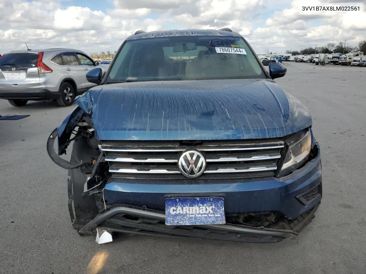 2020 Volkswagen Tiguan S VIN: 3VV1B7AX8LM022561 Lot: 78607544