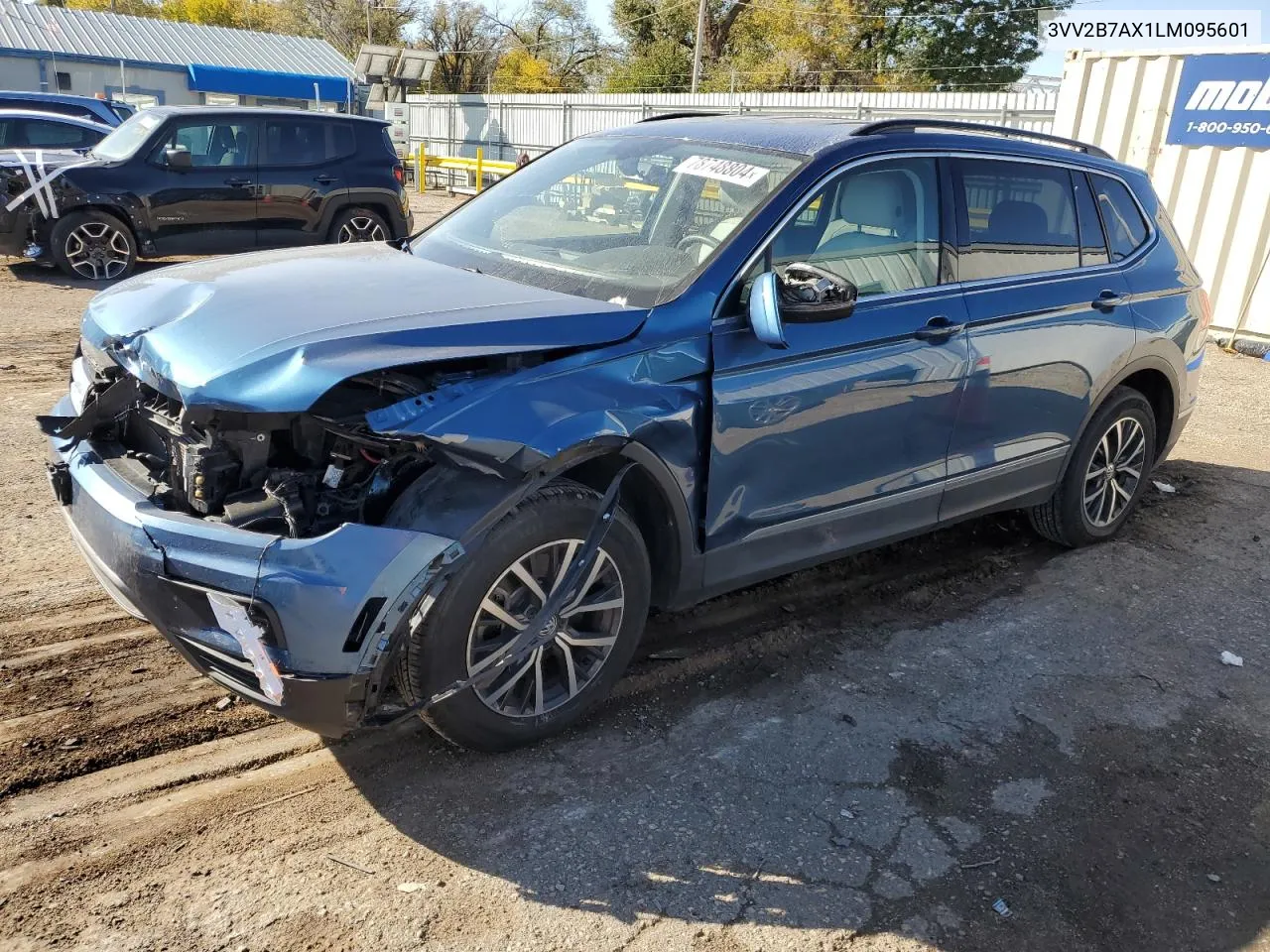 2020 Volkswagen Tiguan Se VIN: 3VV2B7AX1LM095601 Lot: 78748804