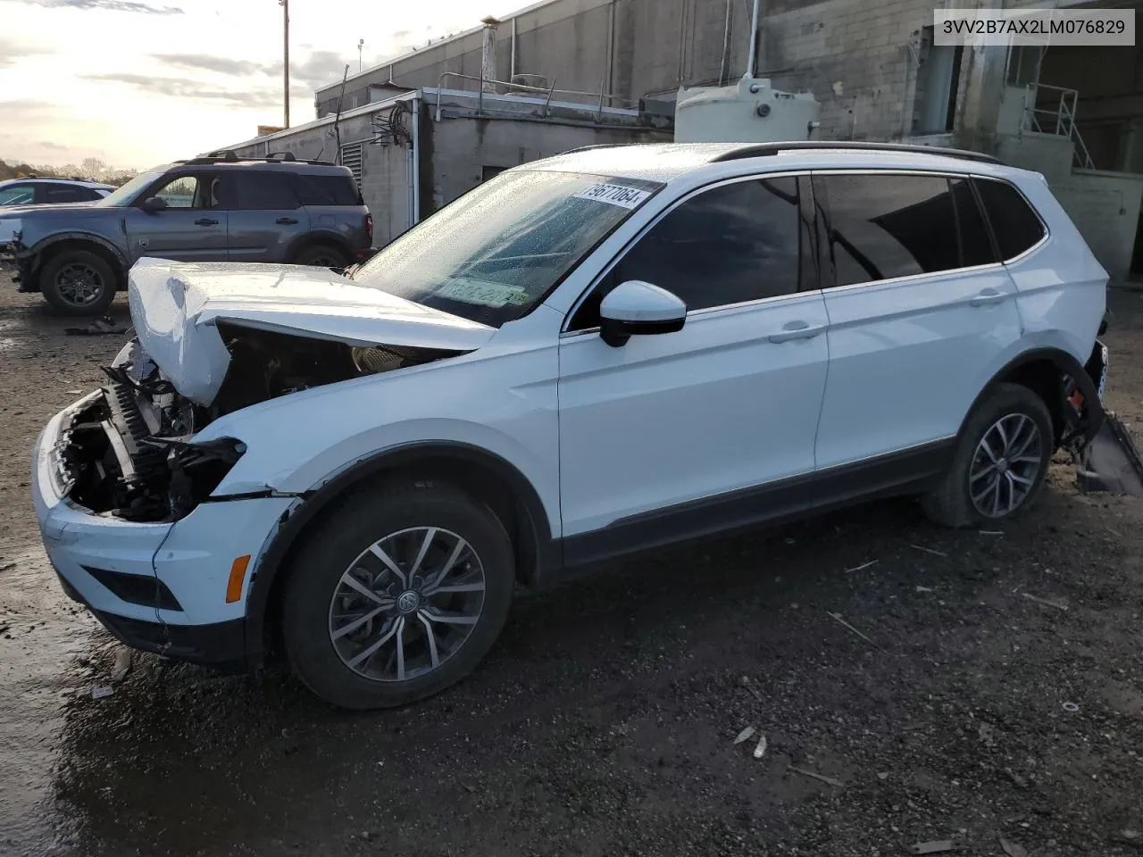 2020 Volkswagen Tiguan Se VIN: 3VV2B7AX2LM076829 Lot: 79677064