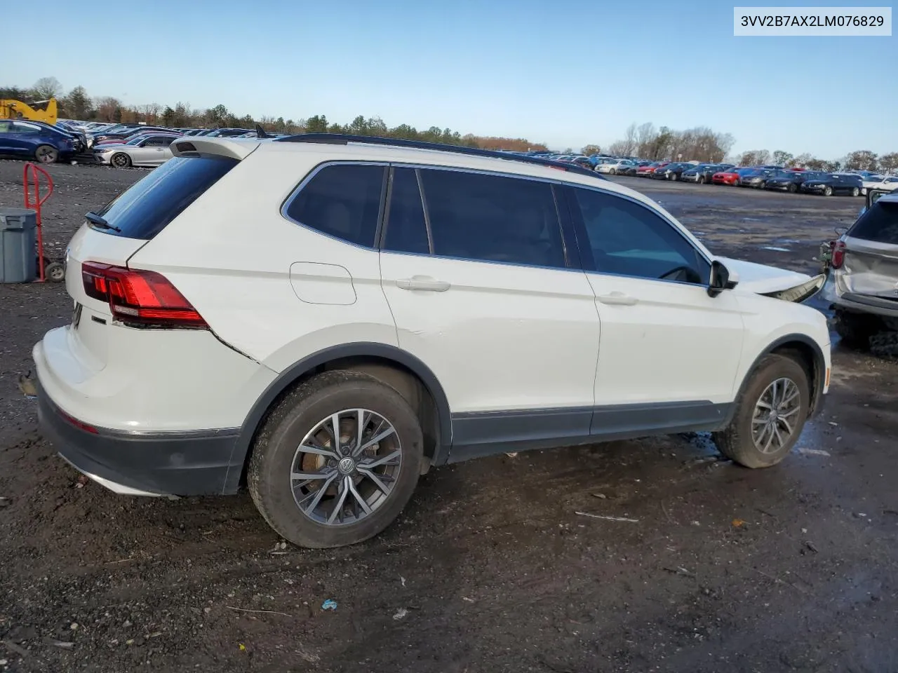 2020 Volkswagen Tiguan Se VIN: 3VV2B7AX2LM076829 Lot: 79677064