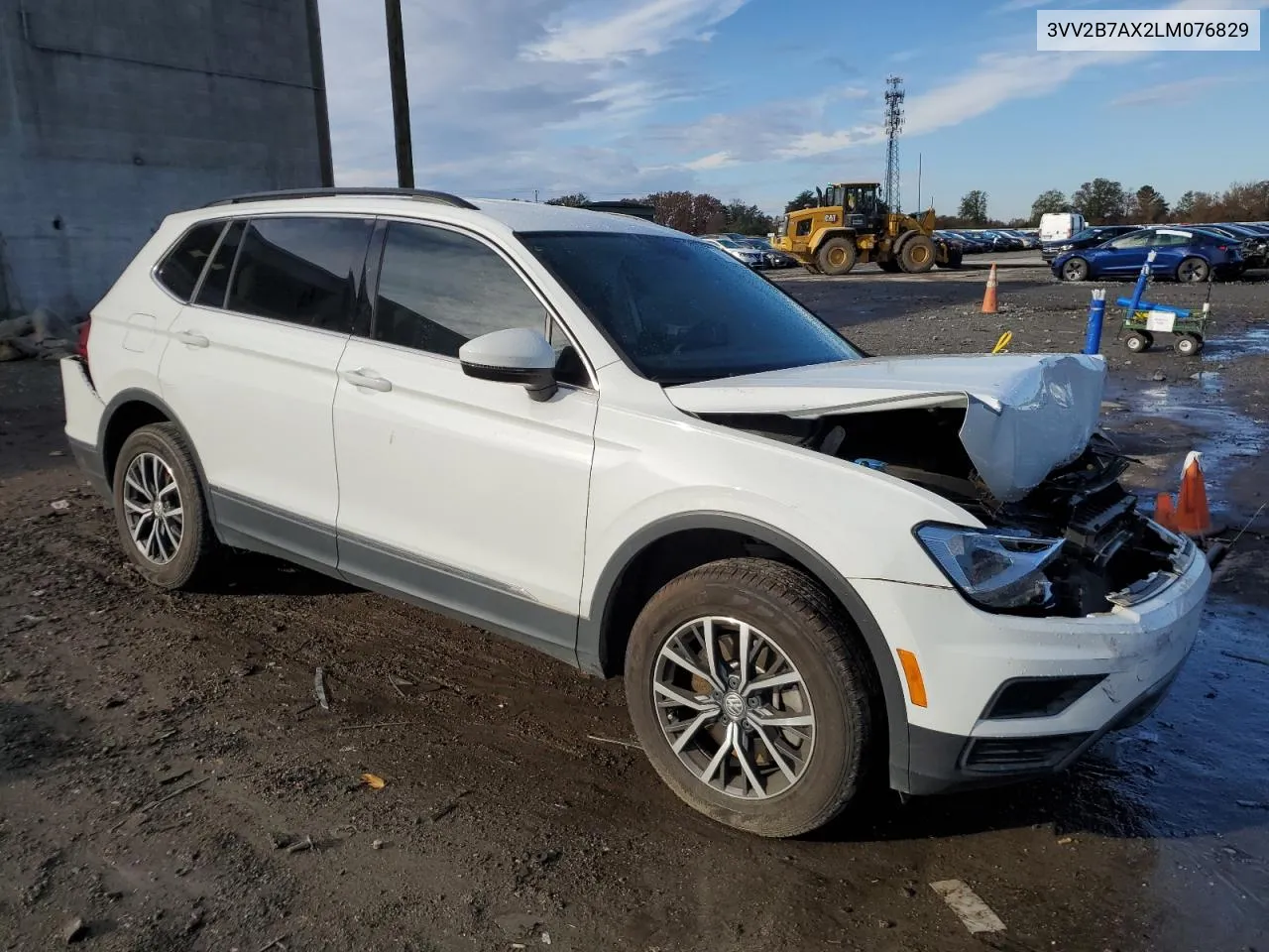 2020 Volkswagen Tiguan Se VIN: 3VV2B7AX2LM076829 Lot: 79677064