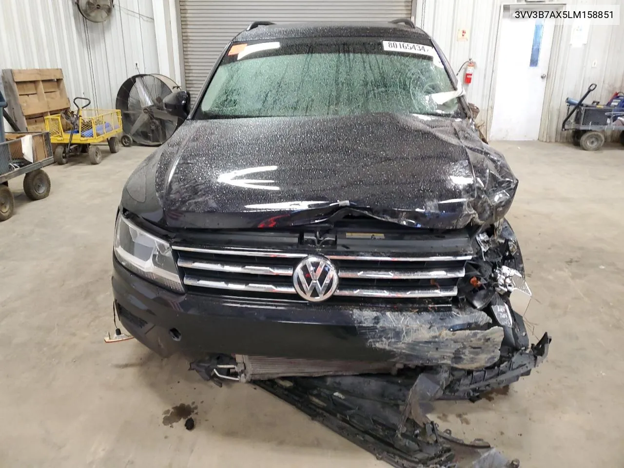 2020 Volkswagen Tiguan Se VIN: 3VV3B7AX5LM158851 Lot: 80165434