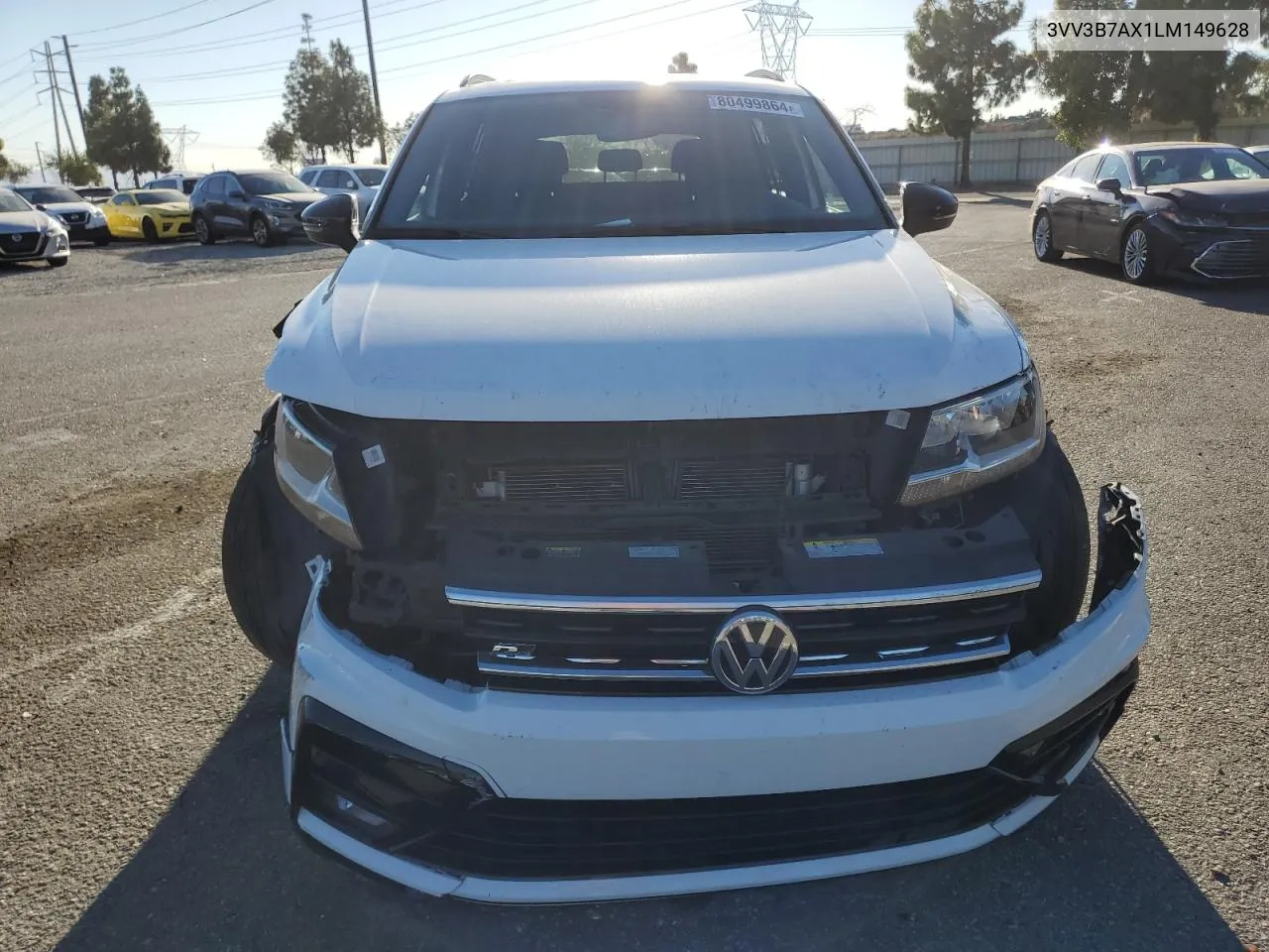 2020 Volkswagen Tiguan Se VIN: 3VV3B7AX1LM149628 Lot: 80499864