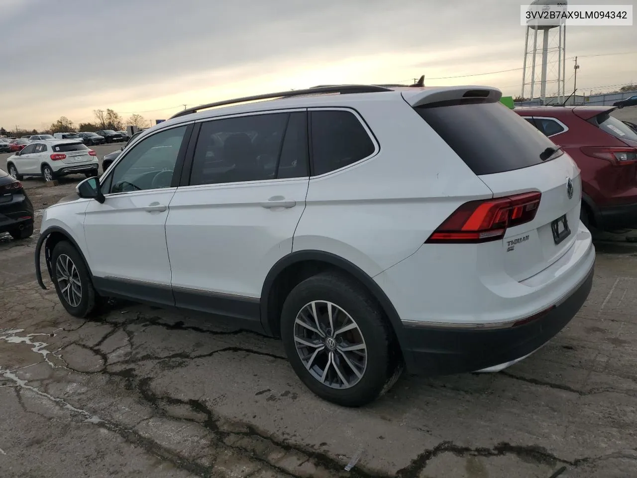 2020 Volkswagen Tiguan Se VIN: 3VV2B7AX9LM094342 Lot: 80553384