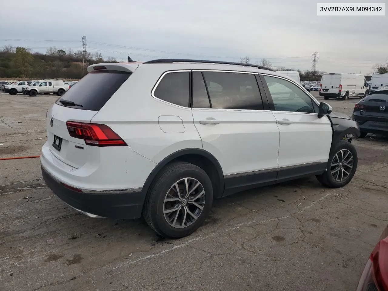 2020 Volkswagen Tiguan Se VIN: 3VV2B7AX9LM094342 Lot: 80553384